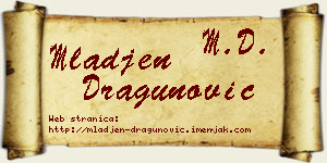 Mlađen Dragunović vizit kartica